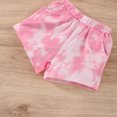 thumbnail image 4 of Vedolay Girls Shorts Sets Outfits Girl's Casual 2 Piece Outfits Cute Print Trim Cami Tops and Shorts Set,Pink 9-12 Months, 4 of 5