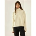 thumbnail image 2 of Thick Cream Jumper with Gold Button Details, 2 of 7