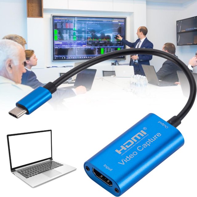 Tarjeta De Captura De Vídeo Tipo C De Alta Definición, Caja De Grabación De Captura De Juego De Transmisión En Vivo Portátil, Dispositivo De Grabación De Audio Y Vídeo Scienceny EL016169-00