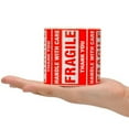 thumbnail image 6 of Warning Fragile Tape, Warning Stickers Fragile Labels, 3 x 2 Inch Handle with Care 500 Fragile Stickers for Shipping Moving Glass Permanent Adhesive Fragile Labels (1 Roll, 500 Labels), 6 of 9