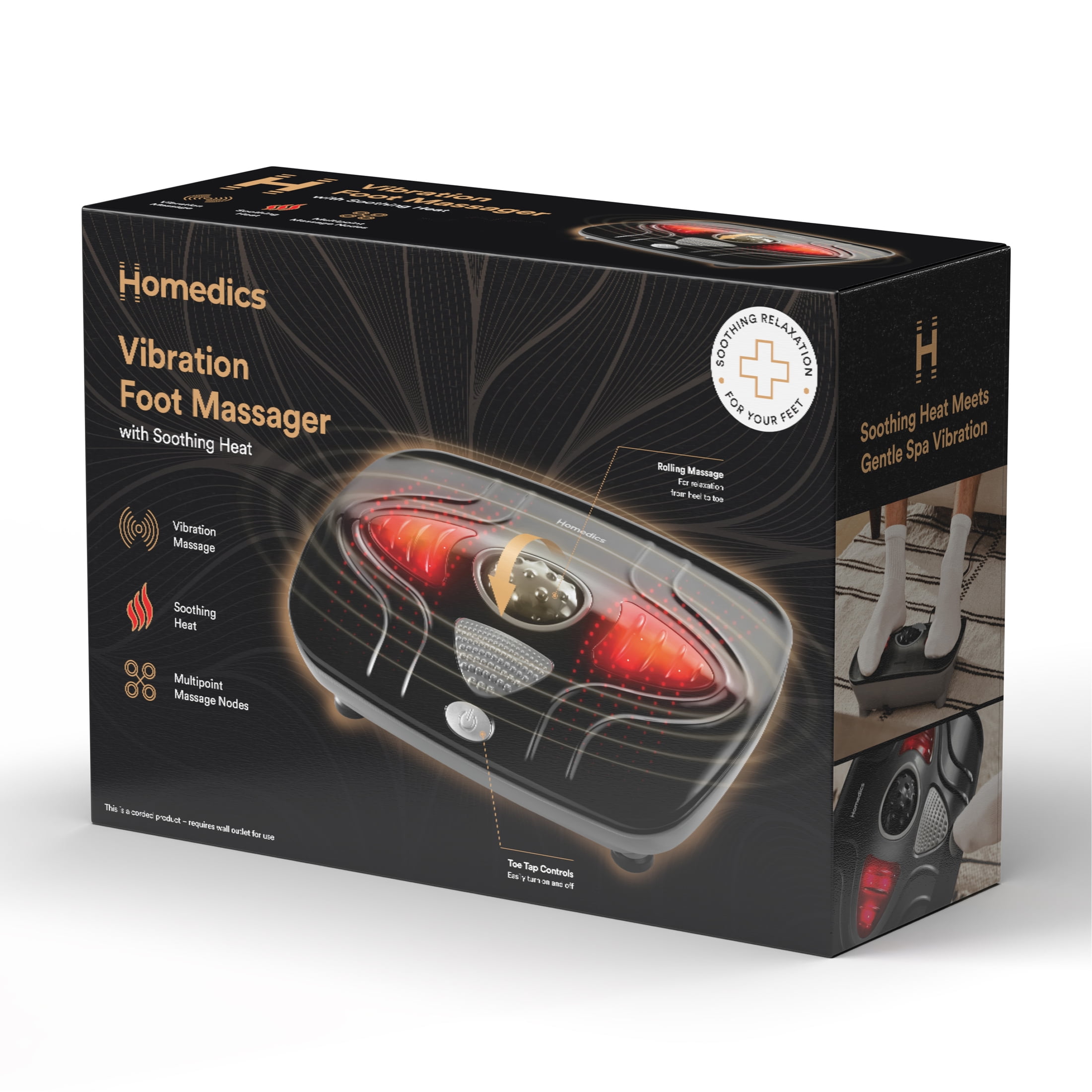 Homedics vibration foot massager with soothing heat, Tunisia