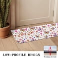 thumbnail image 3 of White Butterfly Flower Pattern Door Rugs,Washable Non Slip Door Mats Indoor,Decorative Door Mats,Entry Mat Indoor for Entrance,Bedroom,Kitchen,Bathroom,16"x47", 3 of 6