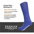 thumbnail image 2 of Diamond Star Diabetic Anti-Skid socks, Non Binding Grip-Hospital Diabetic Tube socks Loose Fit Top for Men & Women (6 Pairs-Multi, Socks size 9-11), 2 of 7