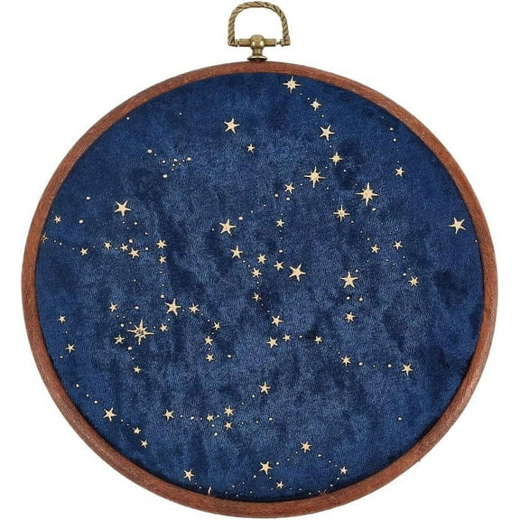 Wall Hanging Brooch Round Pin Board Enamel Pin Display Holder Jewelry Badge Display Collection Board Brooch Round Pin Display Stand for Stud Earring Collectibles Display Wall Decor Black Blue