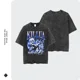 thumbnail image 4 of Killua Zoldyck-camisetas de algodón para hombre, ropa de calle Vintage lavada, camiseta de Anime, Manga corta, Harajuku, troupé Phantom, Tops, 4 of 5