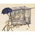 thumbnail image 2 of Egon Schiele 24x20 Gold Ornate Framed and Double Matted Museum Art Print Titled - Street Cart (1914), 2 of 4