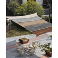 thumbnail image 3 of Sun Shade Sail 8x10Ft Rustic Farm Wood Grey Brown Uv Block Sunshade Canopy Outdoor Shade Cover Rectangle Shade Cloth For Patio Garden Yard Deck Pergola, 3 of 6