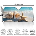 thumbnail image 5 of Yuyamidu Starfish Car Sunshades for Windshield Conch Windshield Sun Shade Car Accessories Foldable Car Window Visor for Auto SUV Truck Van Car Protector, 5 of 5