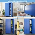 thumbnail image 6 of GangMei 6 Doors Metal Storage Locker Cabinet for Employees, Storage Locker for School Office Gym Bedroom, Industrial Steel Storage Locker, Assembly Required,Blue, 6 of 8