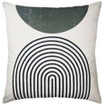 thumbnail image 1 of hometrends Green Arches Decorative Pillow, 1 of 2