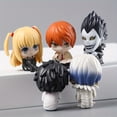 thumbnail image 3 of Chibi Anime Figure Collection - Set of 5 Miniature PVC Desk Models | Perfect for Anime Fans and Collectors, 3 of 5