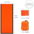 thumbnail image 3 of 4x Outdoor Emergency Thermal Waterproof Sleeping Bag Camping Survival Bivvy Sack, 3 of 5