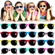 12pack Neon Sunglasses For Kids, Boys And Girls, Kids Sunglasses
