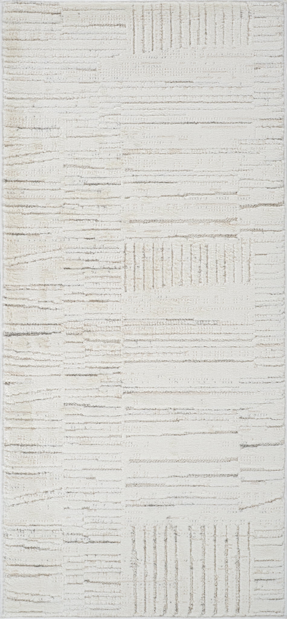 Tapis Branch Astra Tapis d'intérieur moderne, beige crème, abstrait - Salon, chambre, salle à manger et cuisine