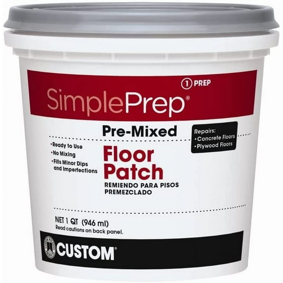 Custom Building Products Pre Mixed Floor Patch Floorpatch - Easy to Clean - Set of 6, 1 Qt