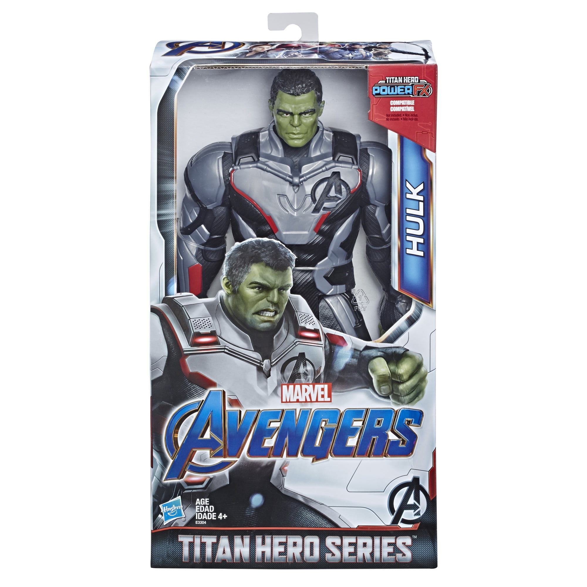 Avengers Marvel Endgame Power FX Titan Hero Series Hulk 12/" Action Figure