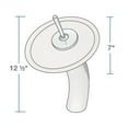thumbnail image 4 of MR Direct 858 Cream Pinta Marble Vessel Sink Ensemble with Antique Bronze finish Waterfall faucet, pop-up drain, and sink ring, 4 of 4