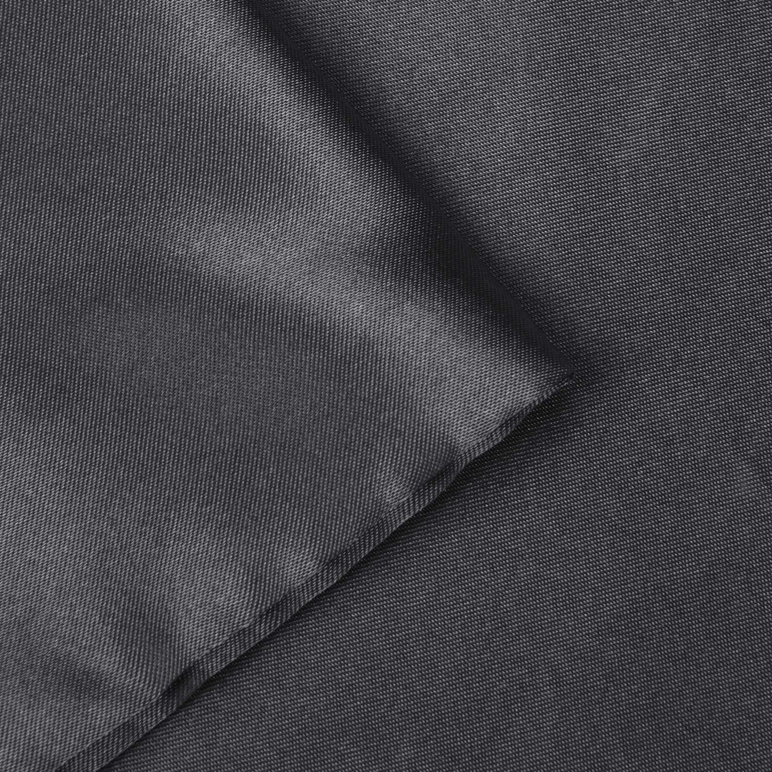 Satin Silk Body Pillow Pillowcase for Hair and Skin, Premium and Silky Black Lon