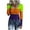 Yellow1, variant on GigrtiJin Womens Plus Size Tops Casual Long Sleeve Colorblock Round Neck Shirt Fall Slim Comfy Pullover Blouse