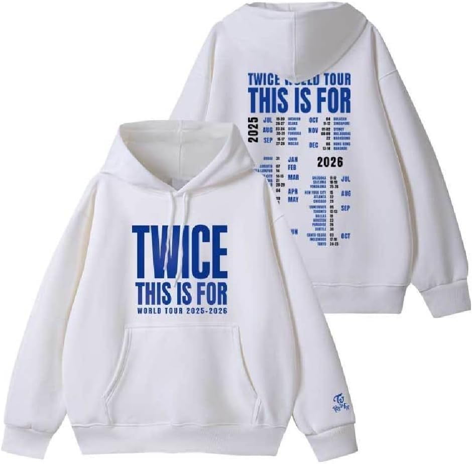 TWICE World Tour THIS IS FOR Cotton Hoodie - Merch for ONCE