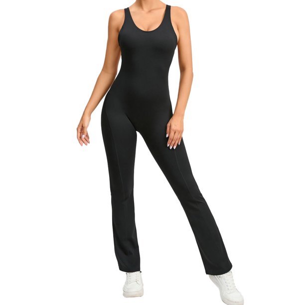 MKLEKYY Leggings para mujer, monos de yoga para mujer, monos deportivos para entrenamiento, ropa deportiva para mujer, monos y monos deportivos para mujer, mono deportivo cruzado sin espalda 1