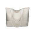 thumbnail image 1 of Bolso Grande de Bolsa de Mujer Bolso de Hombro de Gran Capacidad Bolso de Tela de Oxford Empalme de Cuero Suave Bolso Grande, 1 of 6