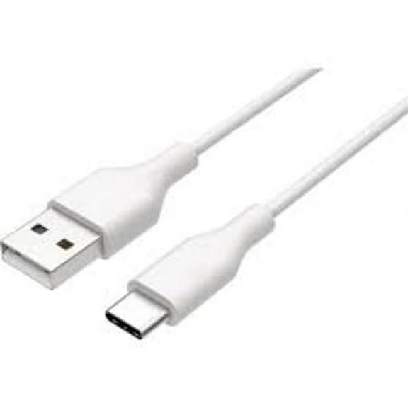 USB A to USB C Charging Cable 8FT White