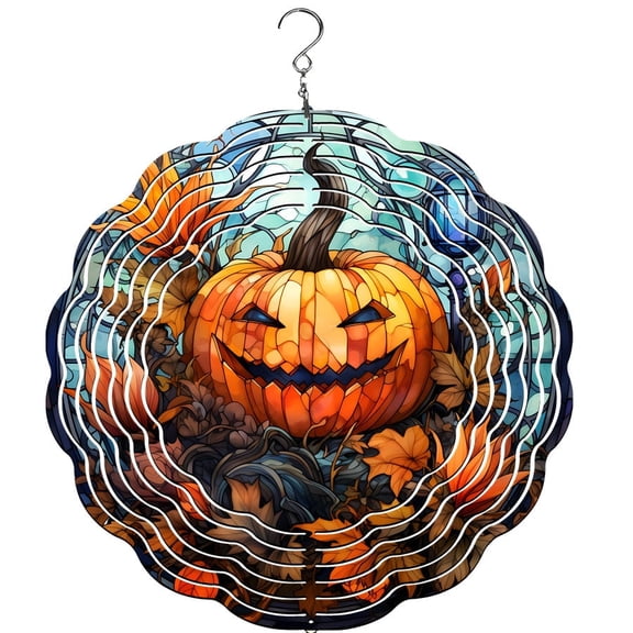 Halloween Pumpkin Wind Spinner, Garden Décor, Yard Décor, Porch Decor