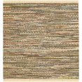 thumbnail image 3 of Safavieh Rag 4' Square Hand Woven Cotton Rug in Yellow, 3 of 5
