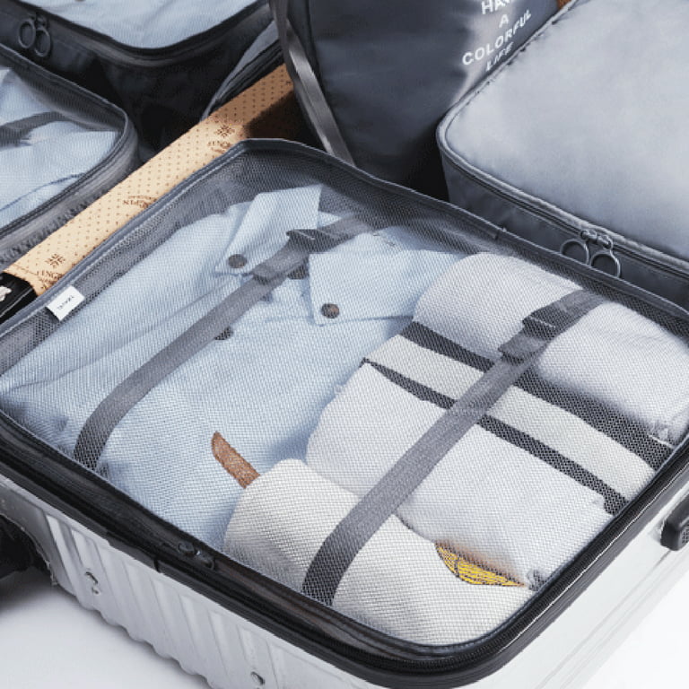 1/6/8PCS Vacuum Storage Bags Travel Suitcase Organizer Vacuum