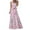 Pink, variant on Cute Summer Dresses for Women with Floral Print Sleeveless Long Dress Casual Elegant Loose for Party Maxi Dress for Women Plus Size Formal Polyester,Spandex Pink Xxl