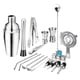 thumbnail image 2 of de Herramientas de 22 piezas para coctelería, material acero inoxidable, con todos los accesorios , colador de cóctel, doble - 550ml BLESIY coctelera, 2 of 8