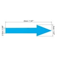 thumbnail image 2 of Uxcell 8"x2" Arrow Sticker Adhesive Large Arrow Sign Blue 15 Pack, 2 of 6