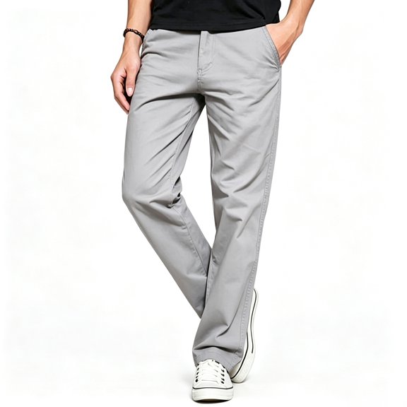Men Durable Flex Twill Cargo Pants Loose Fit Adjustable Golf Waist Trousers S-XXL