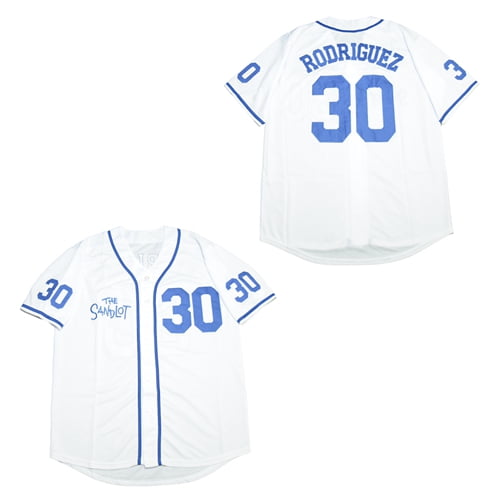  Youth Baseball Jersey #30 Stitched The Sandlot Benny The Jet  Rodriguez Movie Kids Baseball Jersey Gift for Kids XS-XL : Sports & Outdoors