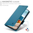 thumbnail image 6 of For Google Pixel 9 Pro / 10 Pro Wallet Case Flip Card Holder,PU Leather Side Buckle Magnetic Frosted Women Men Cover,Blue,For Pixel 9 Pro / 10 Pro, 6 of 7