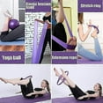 thumbnail image 2 of 5 Pcs Pilates Ring Set 14" Yoga Fitness Magic Circle Pilates Equipment Double Handled Exercise Circle For Home, 2 of 5