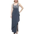 thumbnail image 3 of Alex Evenings Empire Waist Bolero Jacket Dress, Women's, 3 of 4