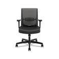 thumbnail image 6 of Convergence Mid-Back Task Chair with Swivel-Tilt Control Supports up to 275 lbs, Vinyl, Black Seat/Back, Black Base, 6 of 6