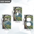 thumbnail image 7 of Yayeee Toggle Light Switch Wall Plate 1-Gang 4.5"x2.7" Home Decorative Outlet Cover, Pine Tree, 7 of 7