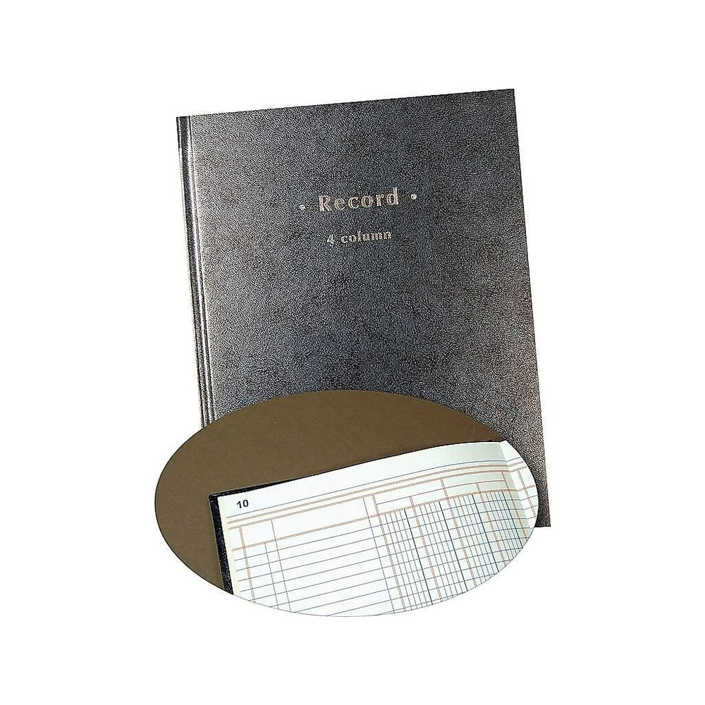 Staples Columnar Book, 4Columns, 80 Pages, Blue 217745