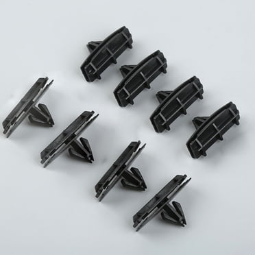 TXDashcovers Fender Flare Rocker Panel Moulding Clips For Jeep Wrangler JK Unlimited - 21528A/12282D, Black