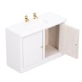 thumbnail image 4 of Miniature Washbasin Cabinet, Birch Materials Well Designed Mini Washbasin Cabinet Model  For Dollhouse Decorations, 4 of 8