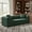 Dark Green, variant on Sailvan 80 Inch Convertible Sofa Bed Queen Size Corduroy Sleeper Couch Boneless Floor Sofa with Storage Pockets No Assembly Couch in a Box Orange