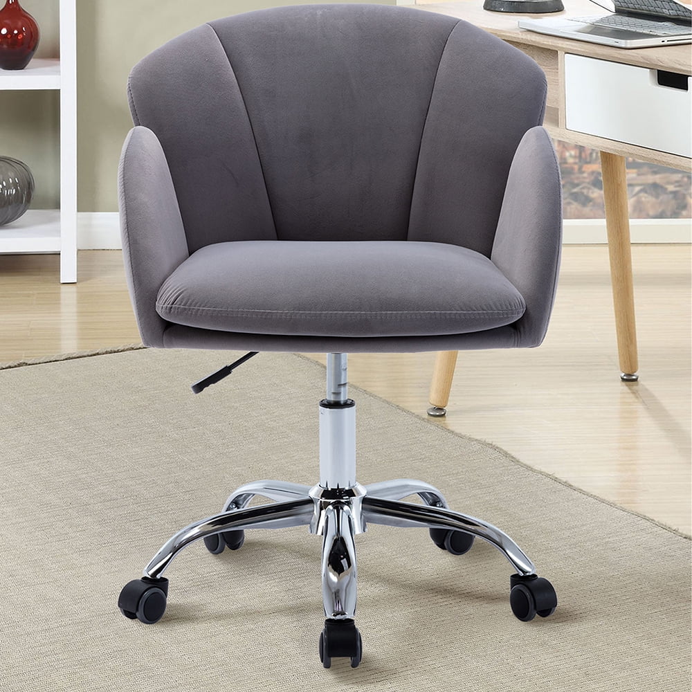 grey desk chair wheels