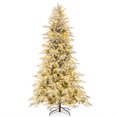 thumbnail image 1 of Costway 8 FT Artificial Christmas Tree with 1108 PE PVC Branch Tips & 450 LED Lights, 1 of 1
