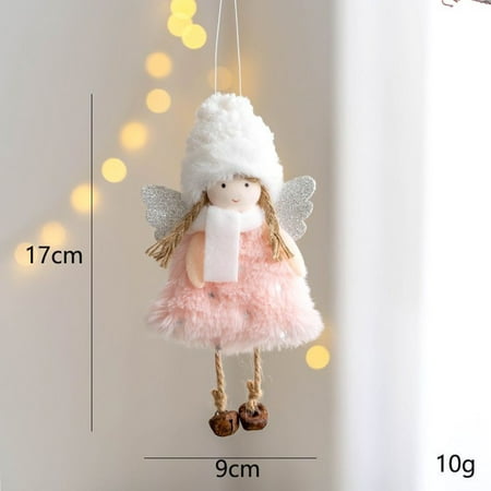 

Christmas Angel Plush Doll Pendant Xmas Tree Hanging Ornaments Party Decoration