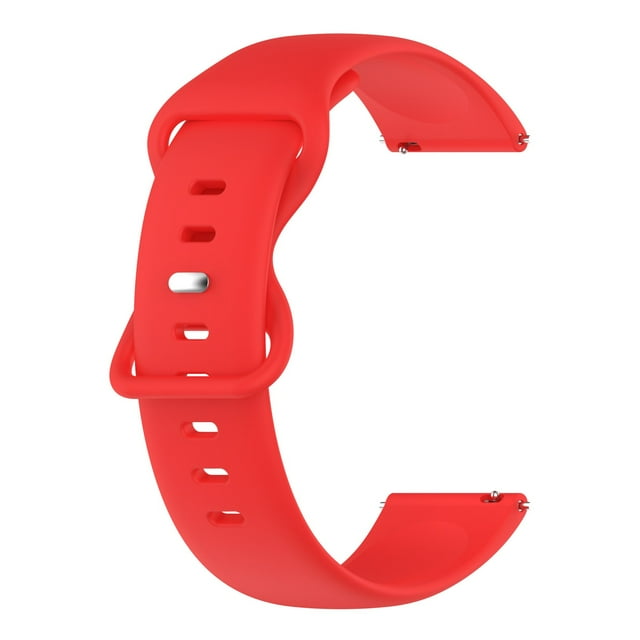 WIFKLSIIPG Silicone Sports Sweat Proof Solid Color Watch Band with Convenient Adjustment and Wide Compatibility Compatible with Smartwatch