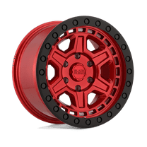 Black Rhino Cast Aluminum Rim BRREN 17X9 6X5.5 C-RED-BLKLP 0MM, 1790REN006140R12