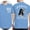 CarolinaBlue, variant on Christian T-Shirt, Double-Sided Peace Shirt with Jesus Illustration – John 16:33 Scripture Tee, Maroon, Size M